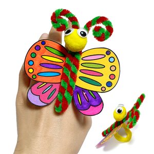[짱짱네2932]봄 나비 손가락반지 만들기
