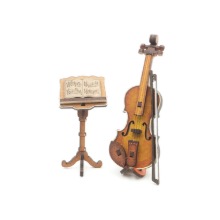 [모또나무] 미니어처 바이올린 3D입체퍼즐 만들기