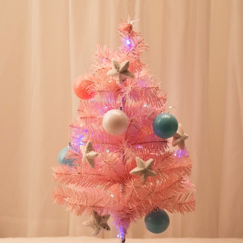 [아리랑네1154] 크리스마스 미니트리 60cm 핑크