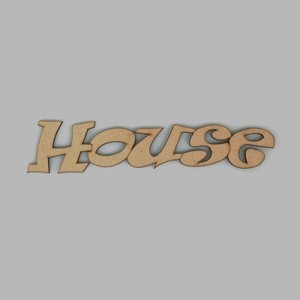 [공방아저씨1063]  5) 글씨 House (두께 3mm