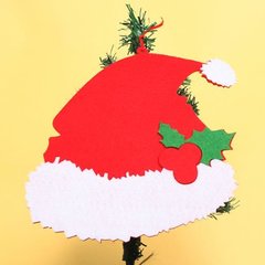 [아트공구][만들기네2908] 크리스마스 산타모자 트리장식품
