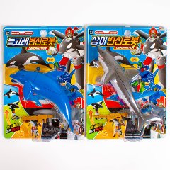 [가수왕네2679]7000해양변신로봇(돌고래,상어)