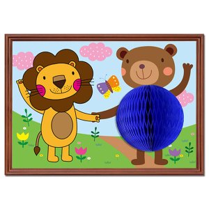 [짱짱네2933]허니컴액자 꾸며그리기- 곰