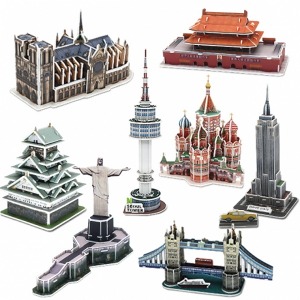 [모또] 세계 유명 건축물 시즌2 8종 3D입체퍼즐 만들기