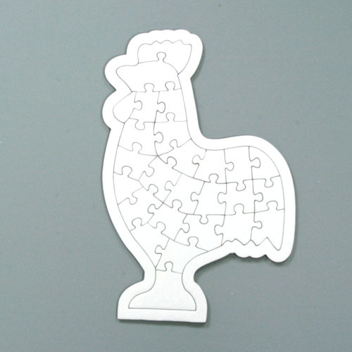 [아트공구][만들기네128]  [반제품]종이퍼즐-닭
