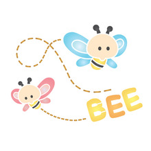 [판박이네0475]스텐실도안 ST-116. 꿀벌