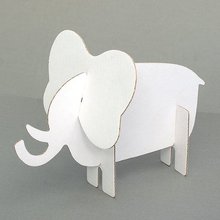 [아트공구][만들기네2946] 종이동물 조립퍼즐 코끼리